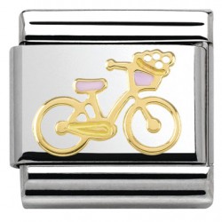 COMPOSABLE DE NOMINATION, ORO 18K, BICICLETA 