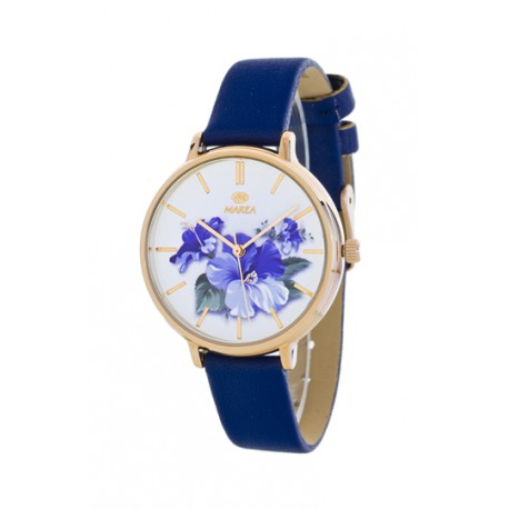 RELOJ MAREA MUJER FLORES EN LA ESFERA