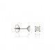 PENDIENTES CIRCON CUADRADO 4MM