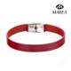 PULSERA MAREA PIEL ROJA