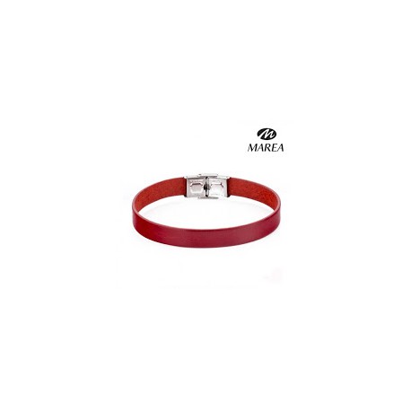 PULSERA MAREA PIEL ROJA