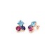 PENDIENTES VICTORIA CRUZ TRIPLE SWAROVSKI