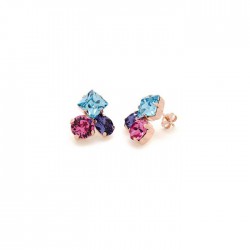 PENDIENTES VICTORIA CRUZ TRIPLE SWAROVSKI