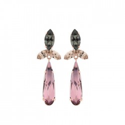 PENDIENTES VICTORIA CRUZ LAGRIMA SWAROVSKI